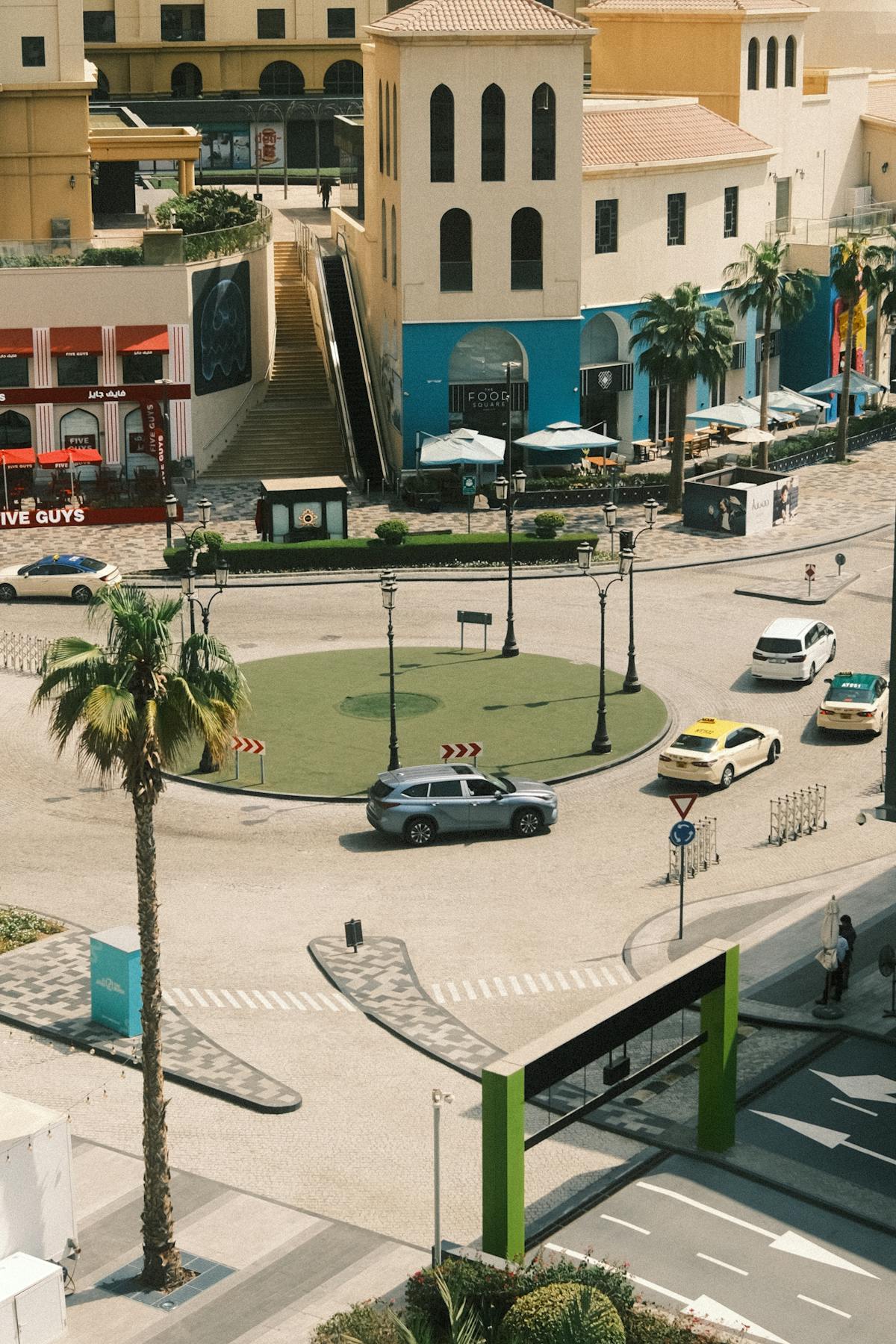 Jumeirah Islands and Jumeirah Park Dubai aerial villa community view