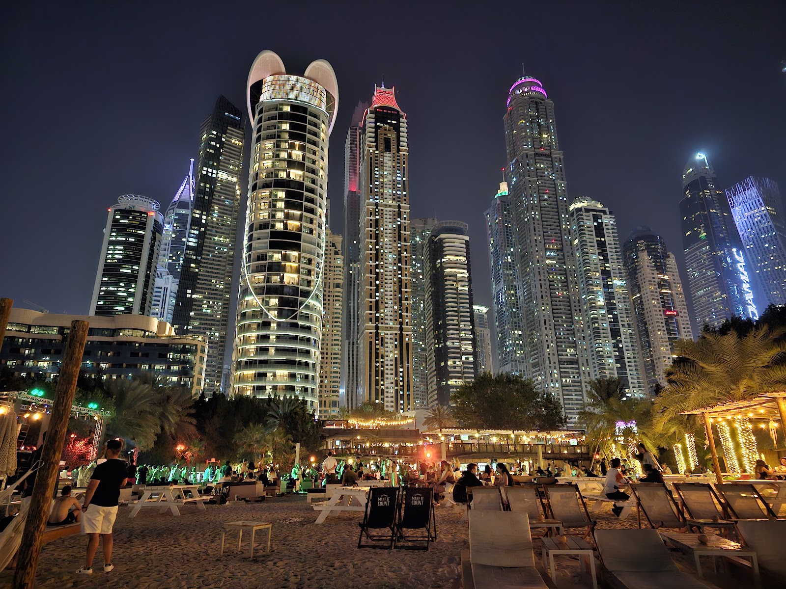 Barasti Beach Bar JBR Dubai Thursday evening