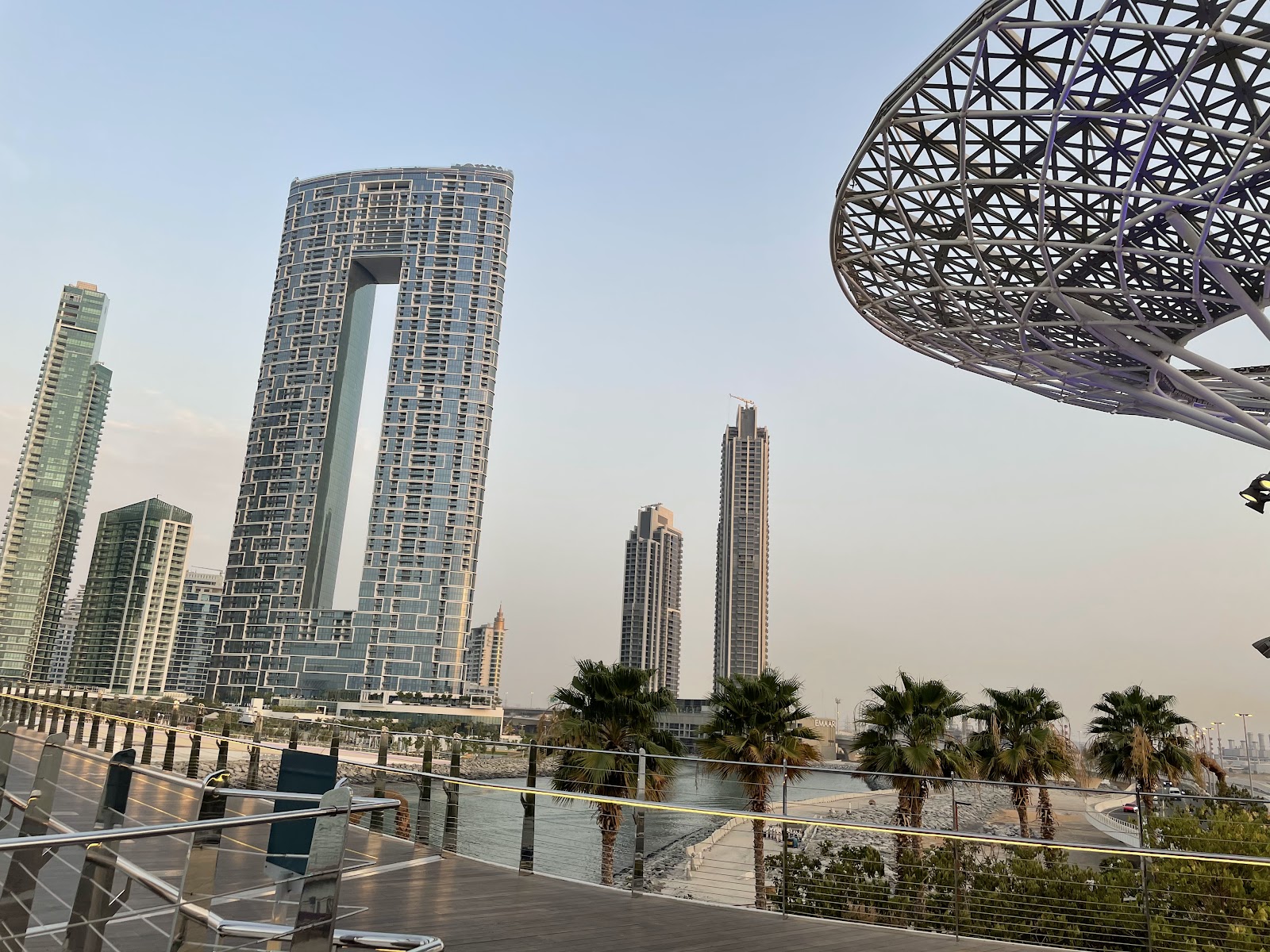 Caesars Dubai — Sunset from Bluewaters