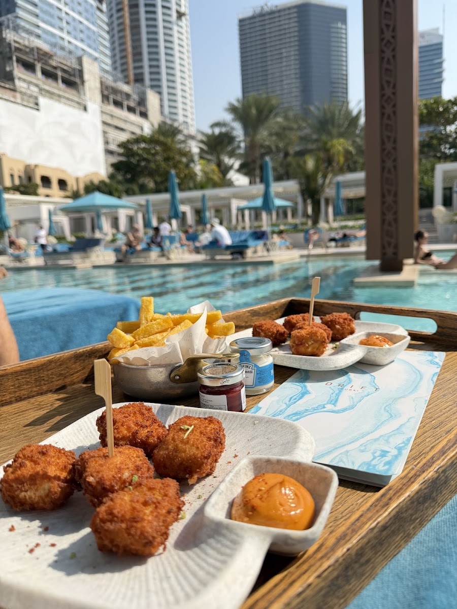 Drift Beach Dubai at One&Only Royal Mirage, private Arabian Gulf beach with luxury sunbeds