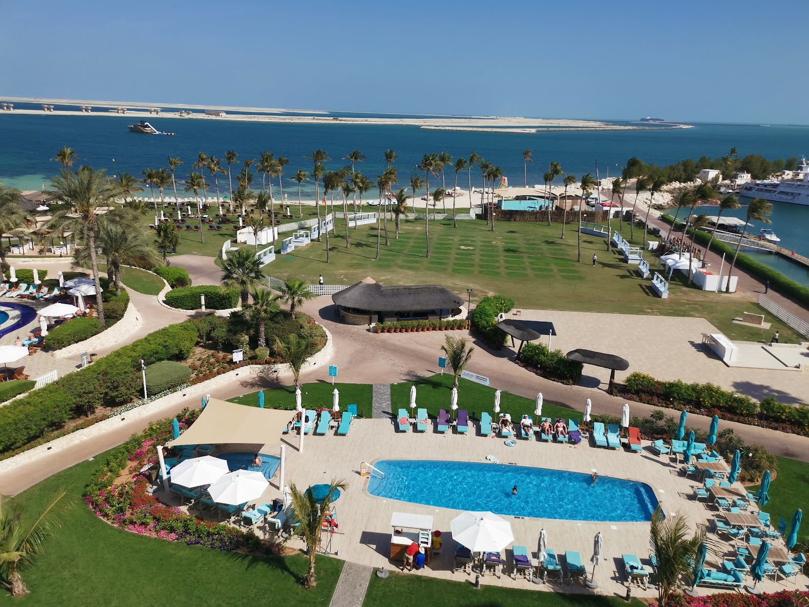 Zero Gravity beach club family area