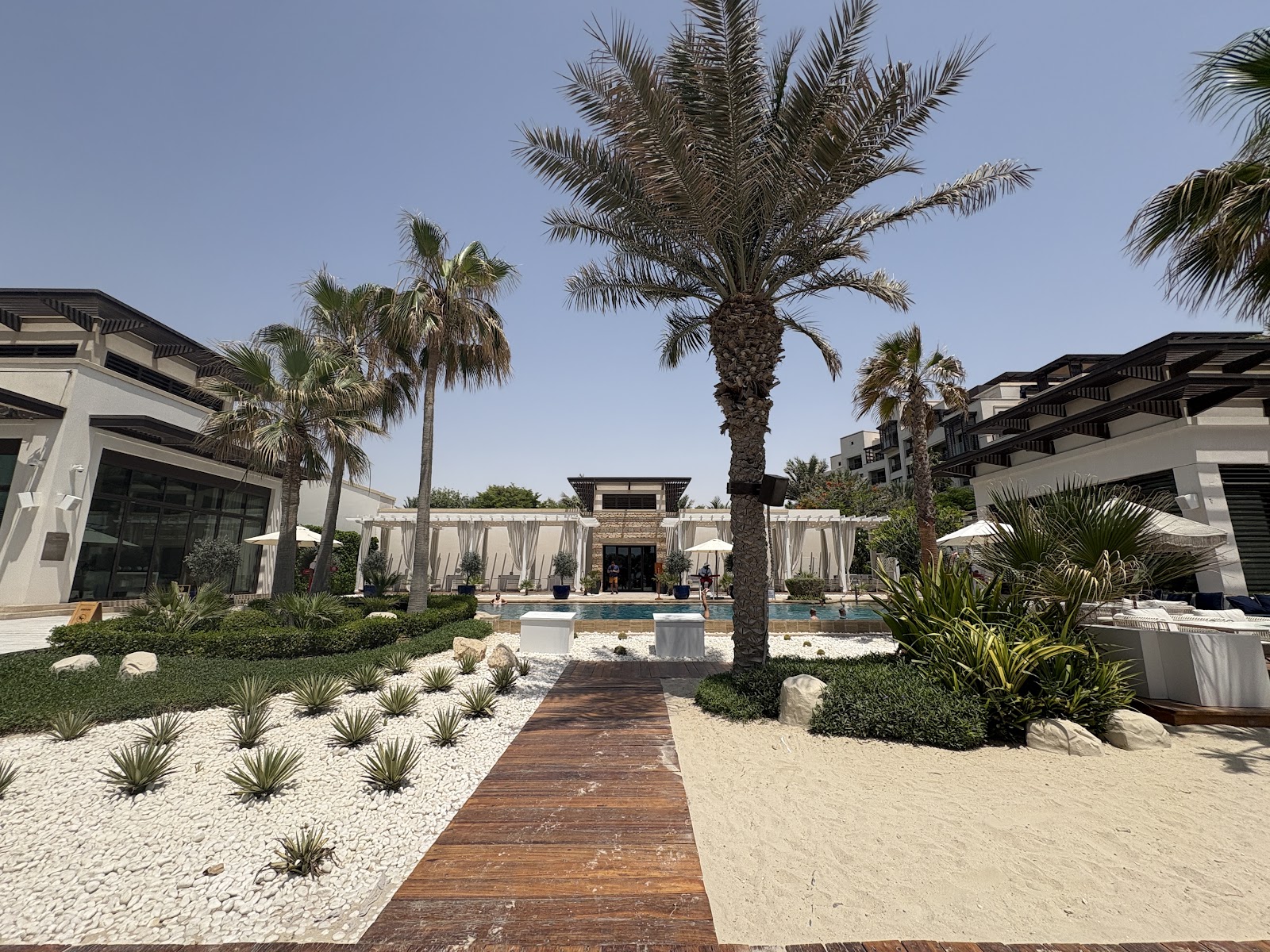 Summersalt Beach Club Dubai — luxury rooftop pool at sunset with stunning Jumeirah Beach views